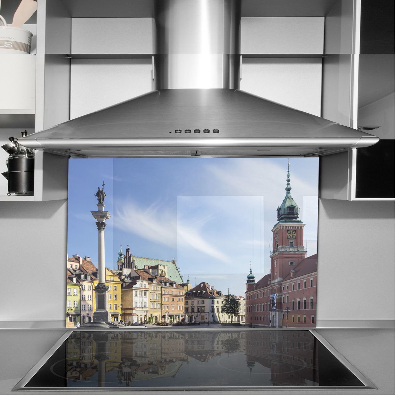 dekor szkło panel hartowany HD 90x65 miasto Marka Follow The Glass