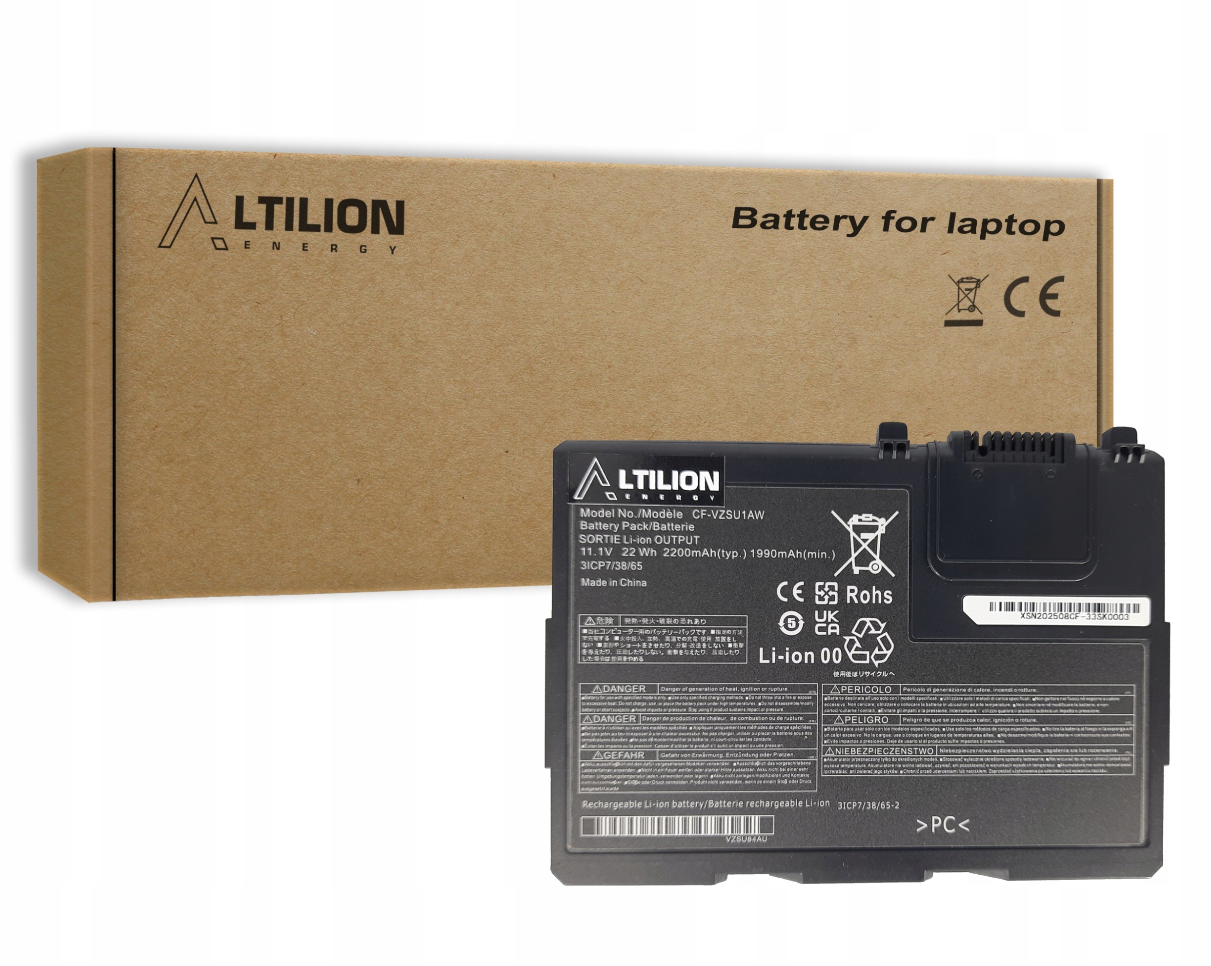 Baterie Altilion Energy CF-VZSU1AW kompatibilní s Panasonicem