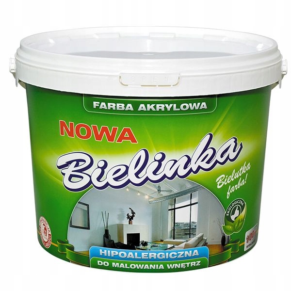 

Farba Akrylowa ścienna Bielinka 10L Biała