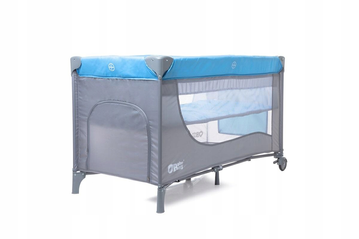 Plusbaby łóżeczko turystyczne blue/grey 003 dwup