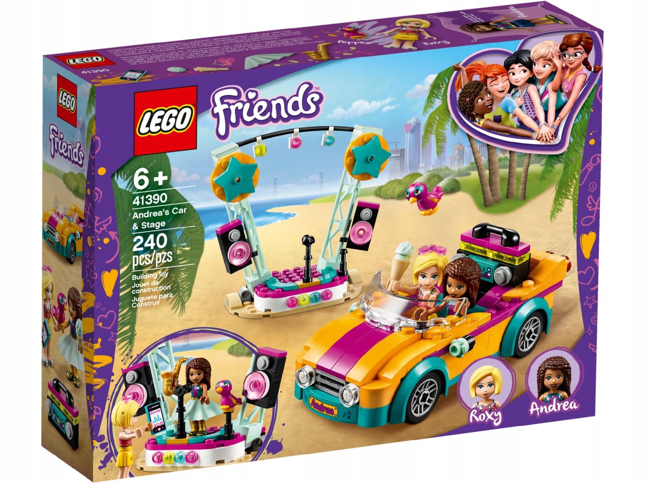 

Klocki Lego Friends 41390 Samochód I Scena Andrei
