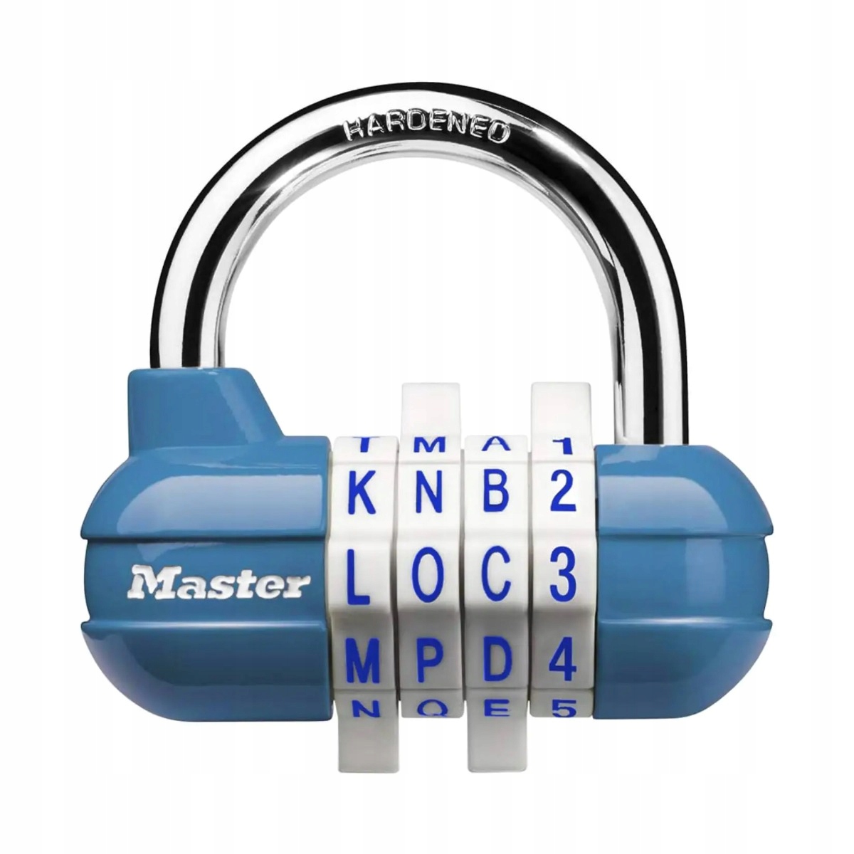 Kombinační visací zámek horizontální 1534EURD Master Lock modrý
