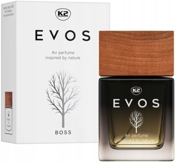 K2 Evos Boss perfumy do samochodu zapach samochodowy V054 50 ml