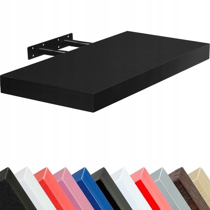 CZARNA PÓŁKA NAŚCIENNA WISZĄCA VOLATO 70 CM Kod producenta 4048821621116