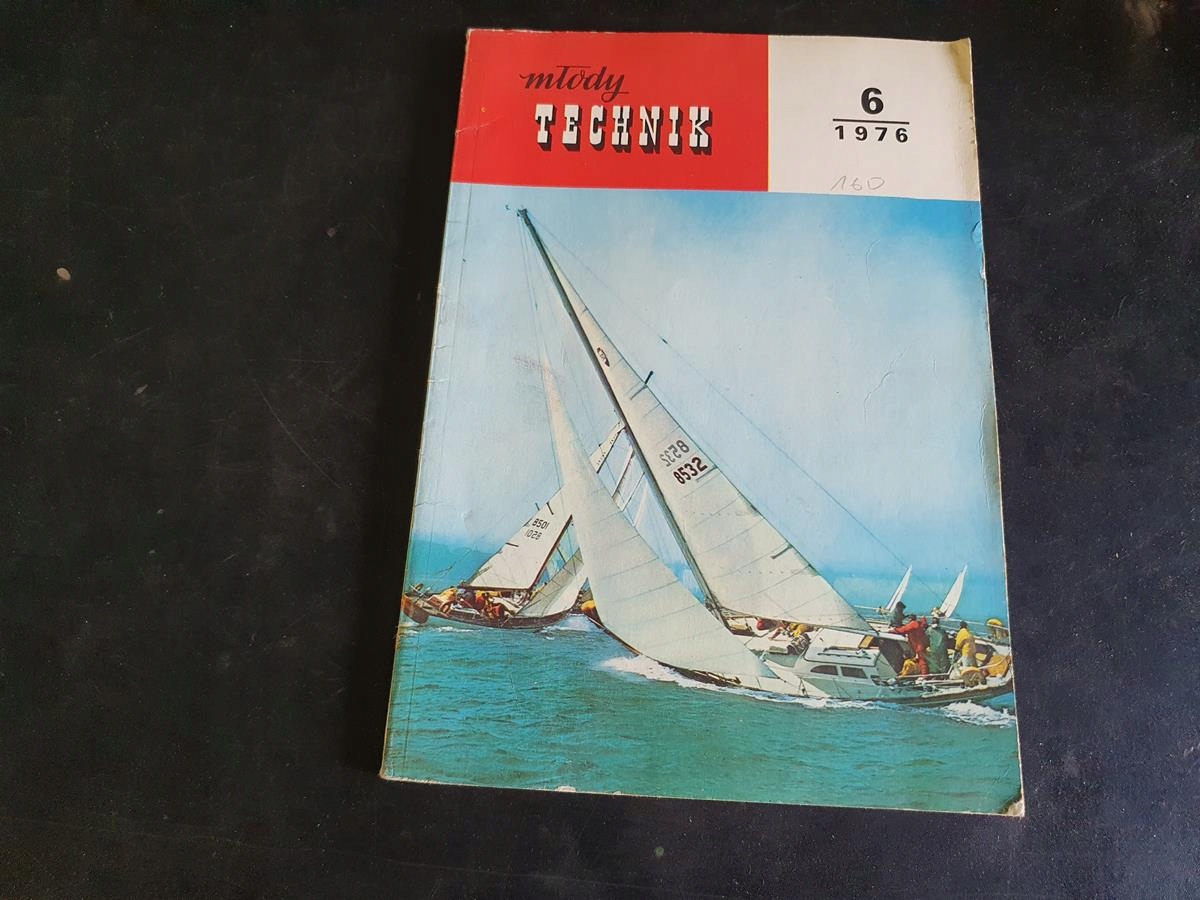 KSIĄŻKA CZASOPISMO NUMER MŁODY TECHNIK 6 / 1976