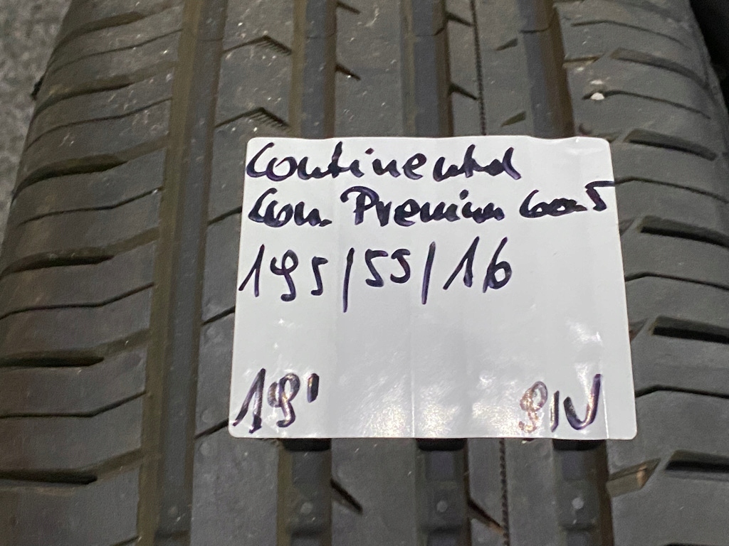 4x CONTINENTAL CONTIPREMIUMCONTACT 5 195/55R16 Rok produkcji 2019