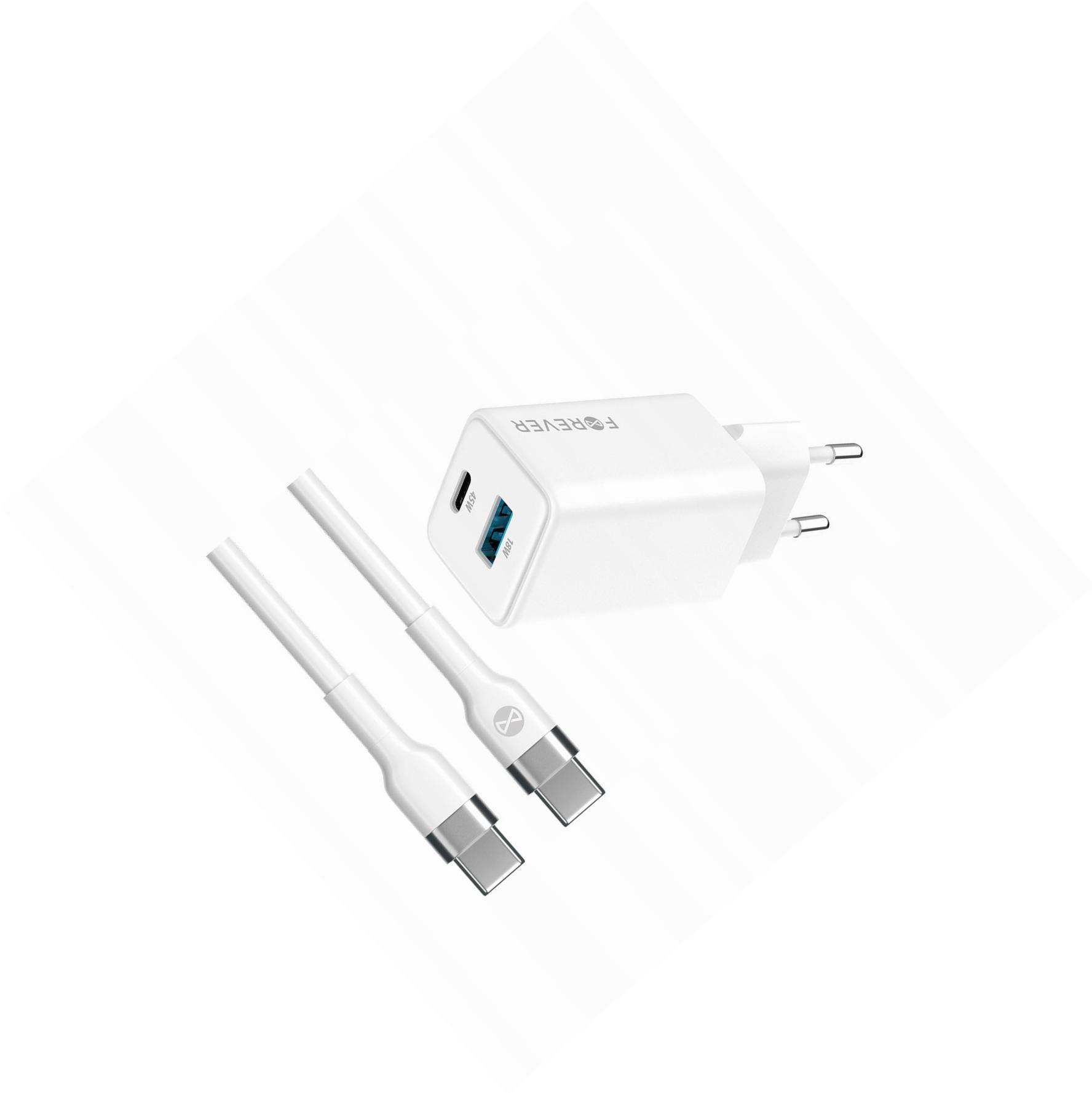 Szybka ładowarka GaN 45W Usb-c z kablem do Realme 12 Pro Plus