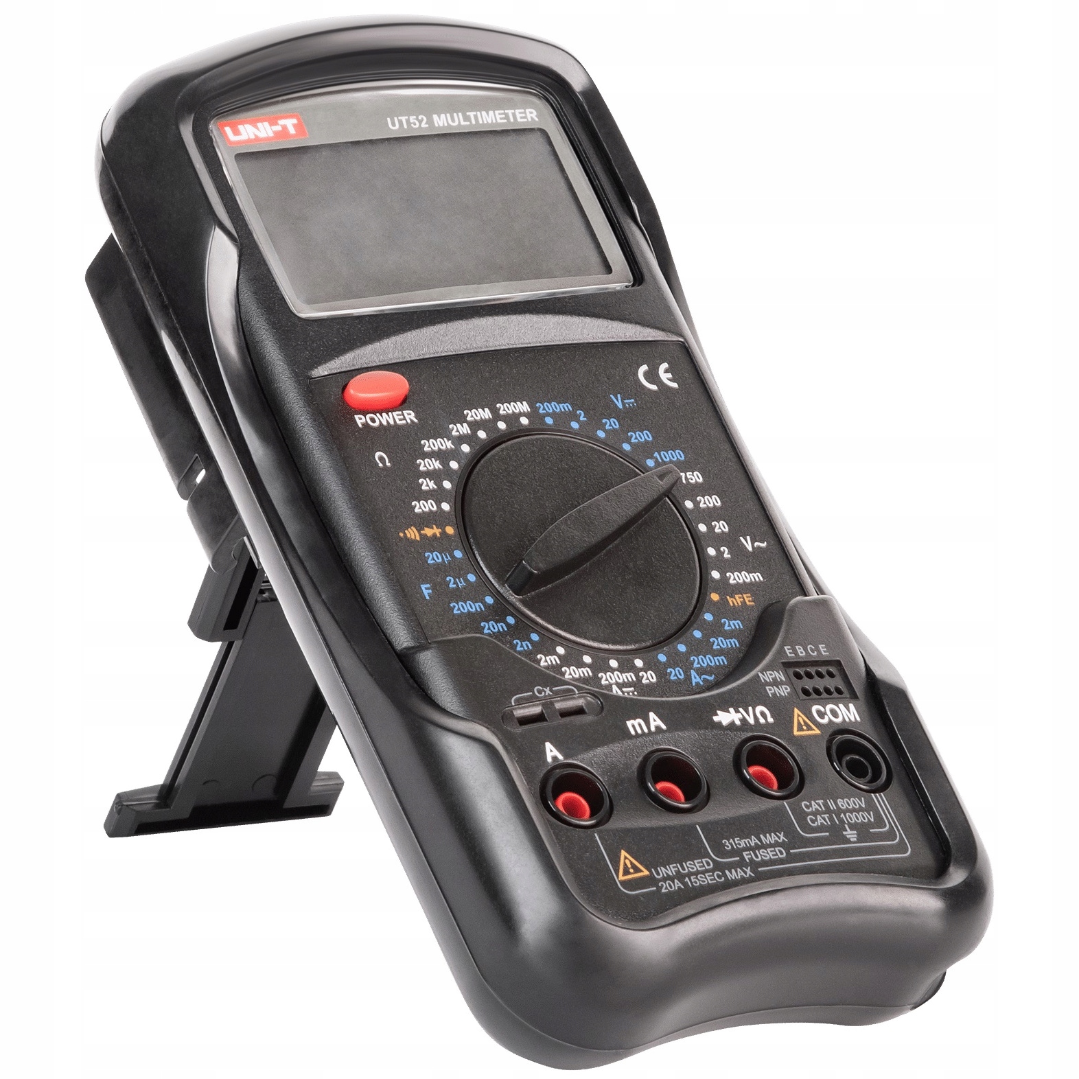 Miernik prądu tester MULTIMETR UNIT UT52 DC AC hFE