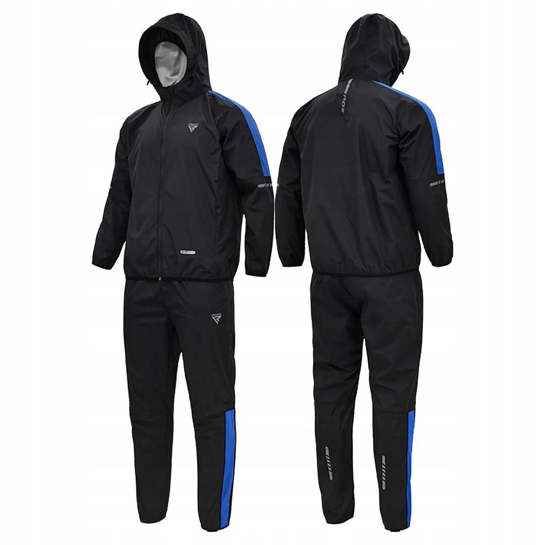 Dres/Kombinezon Sauna RDX H1 Czarno-niebieski r. S Stan opakowania oryginalne