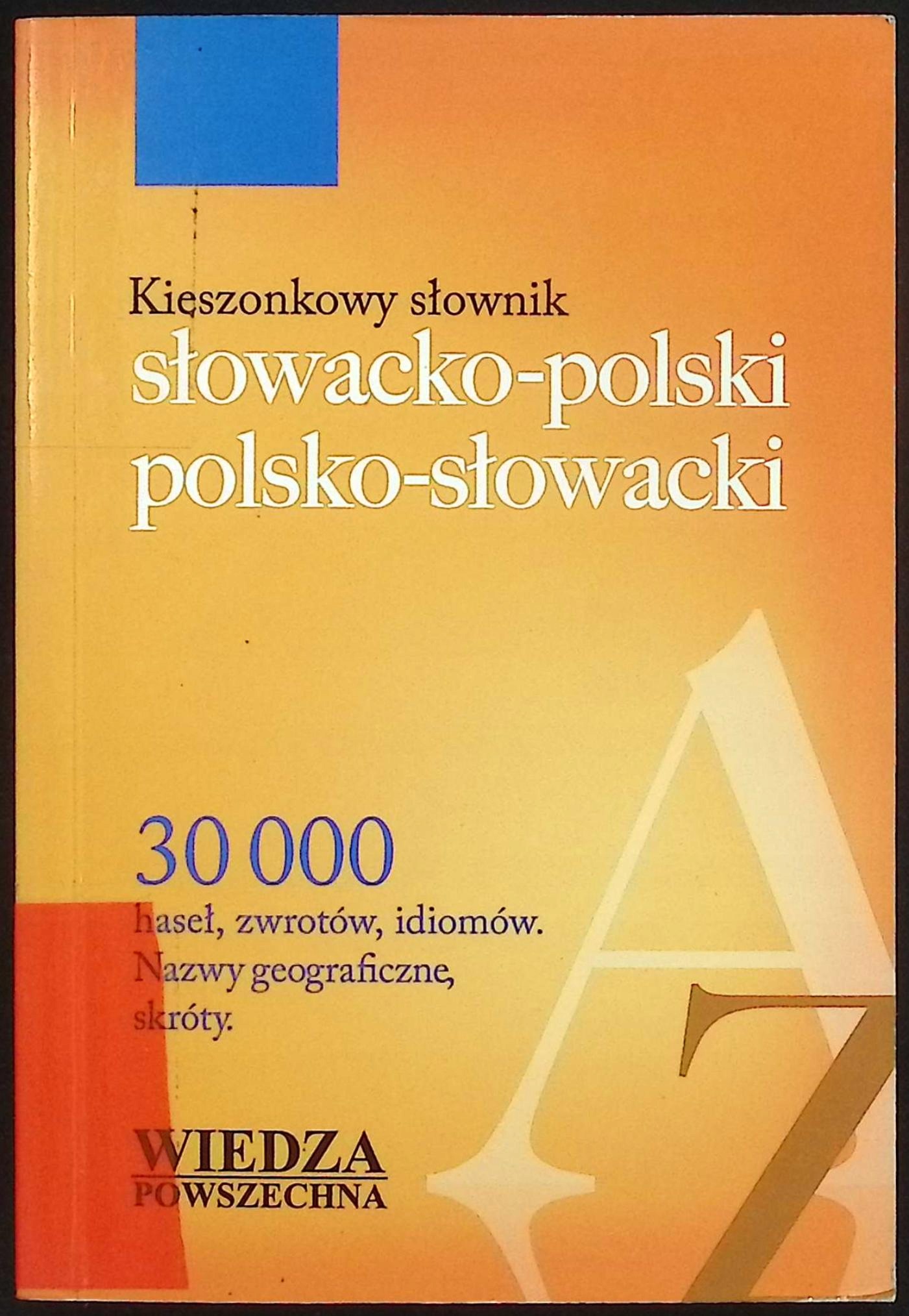 Kieszonkowy słownik słowacko-polski, polsko-słowacki