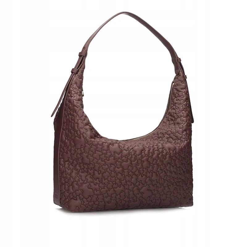 Dámská kabelka Tous Hobo L.tous Puffy Bear Marrón 2002304846 hnědá