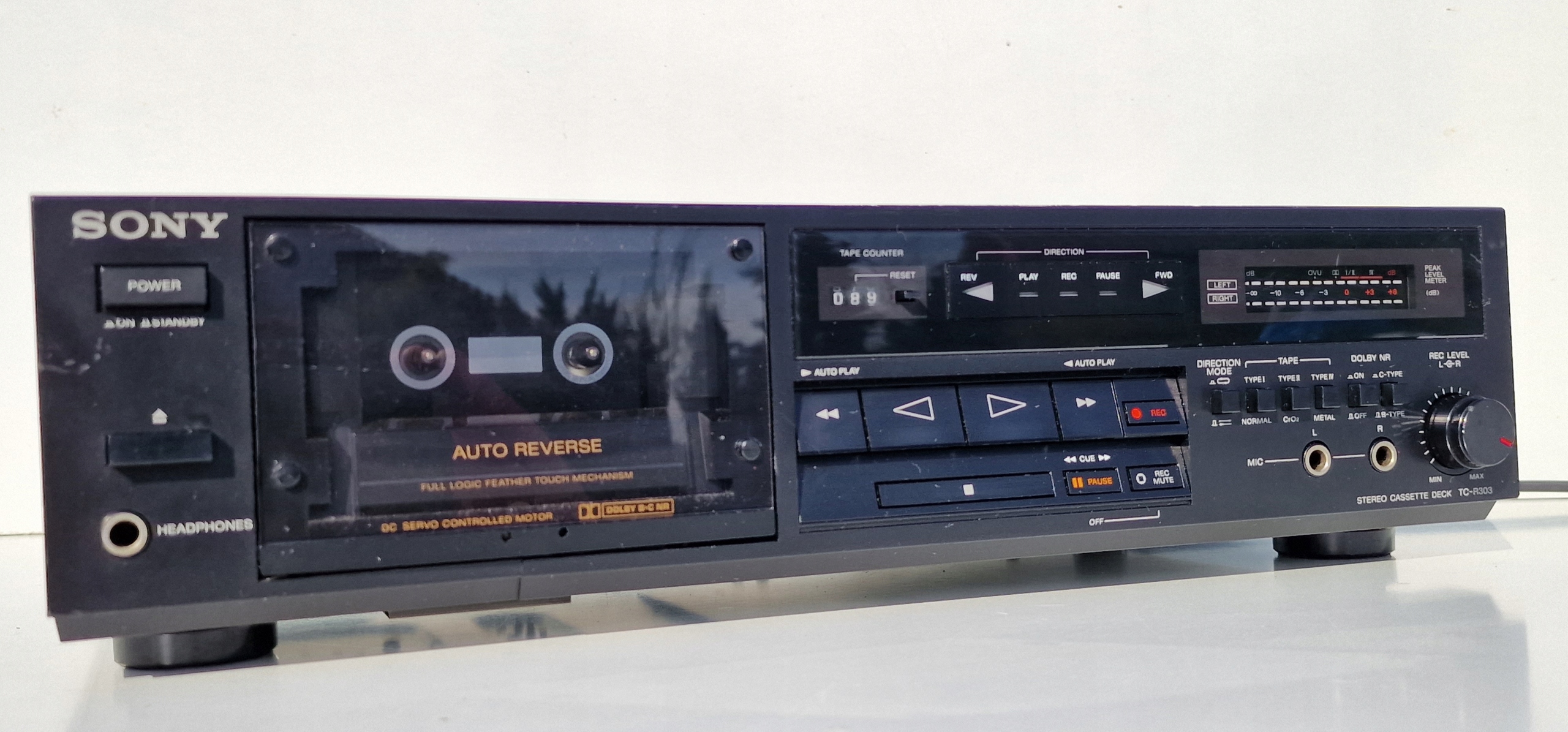 magnetofon SONY TC R 303 TC-R303 Cassette Deck Model TC-R303