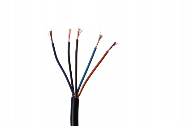 

Przewód sterowniczy 5x0,5mm zasilający