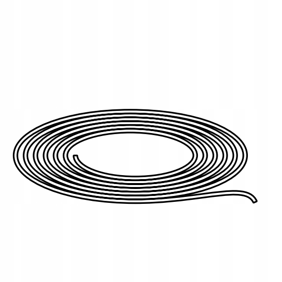 

Sznurek do plis, 0,8 mm, 25 mb