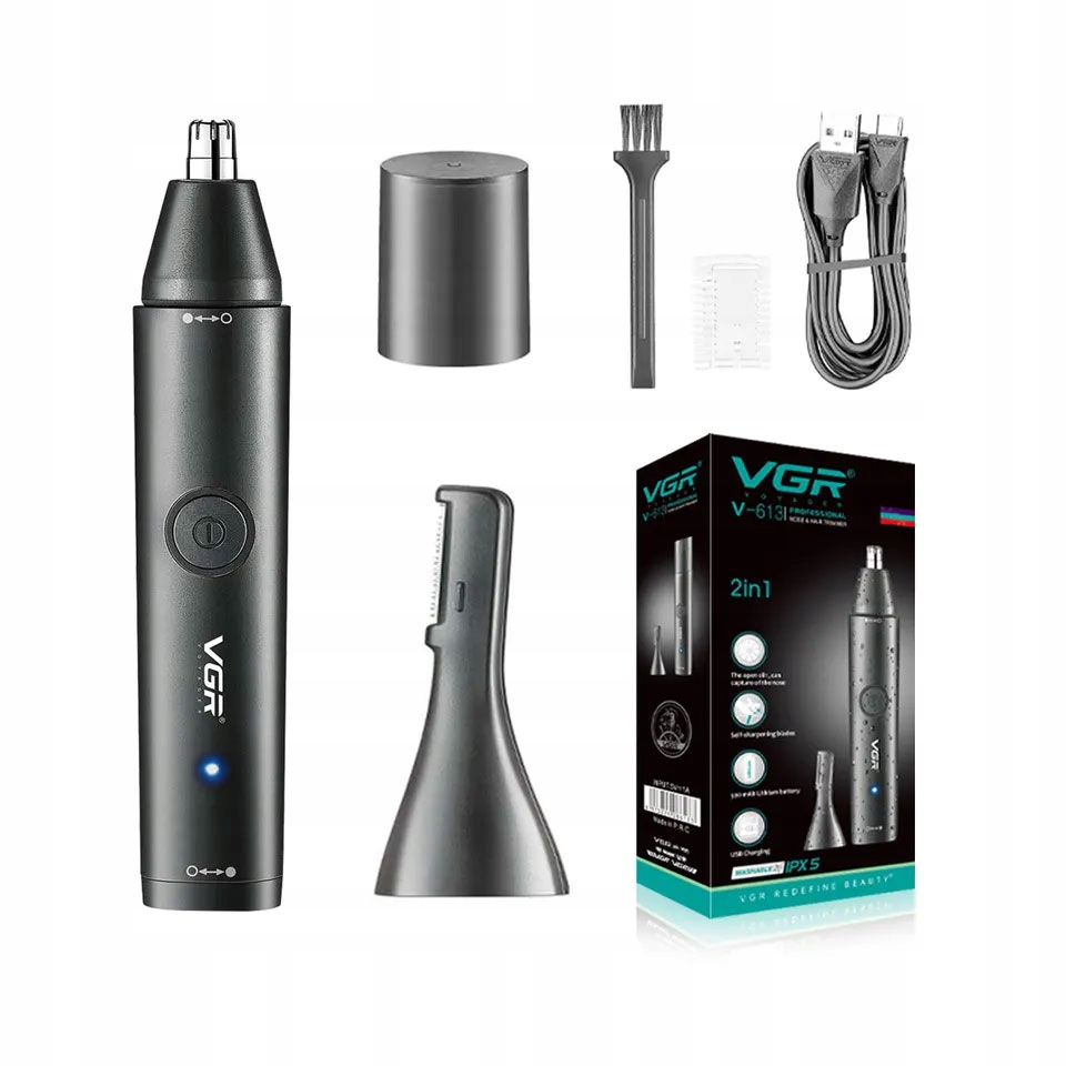 

Vgr V-613 Trymer do nosa i włosów wodoodporny IPX5