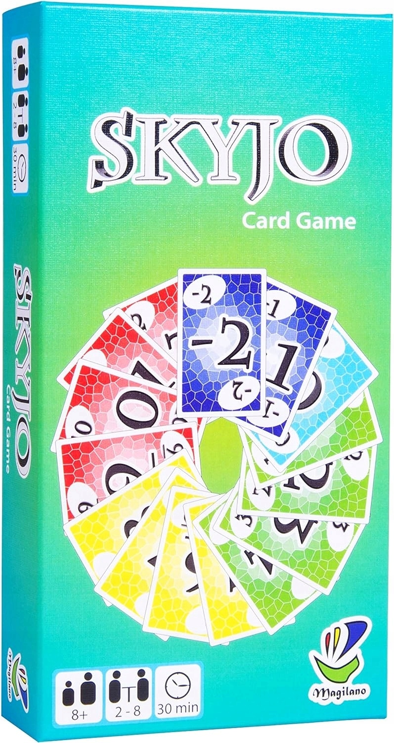 SKYJO КАРТОЧНАЯ ИГРА СЕМЕЙНАЯ ВЕЧЕРИНКА ИГРАЛЬНЫЕ КАРТЫ СТРАТЕГИЯ