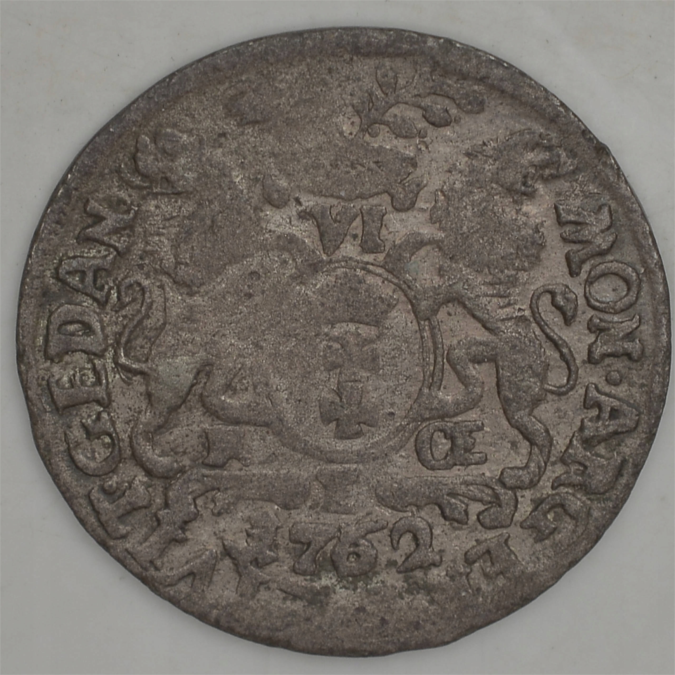 5.im.AUGUST III SAS, SZÓSTAK GDAŃSKI 1762 R2 !