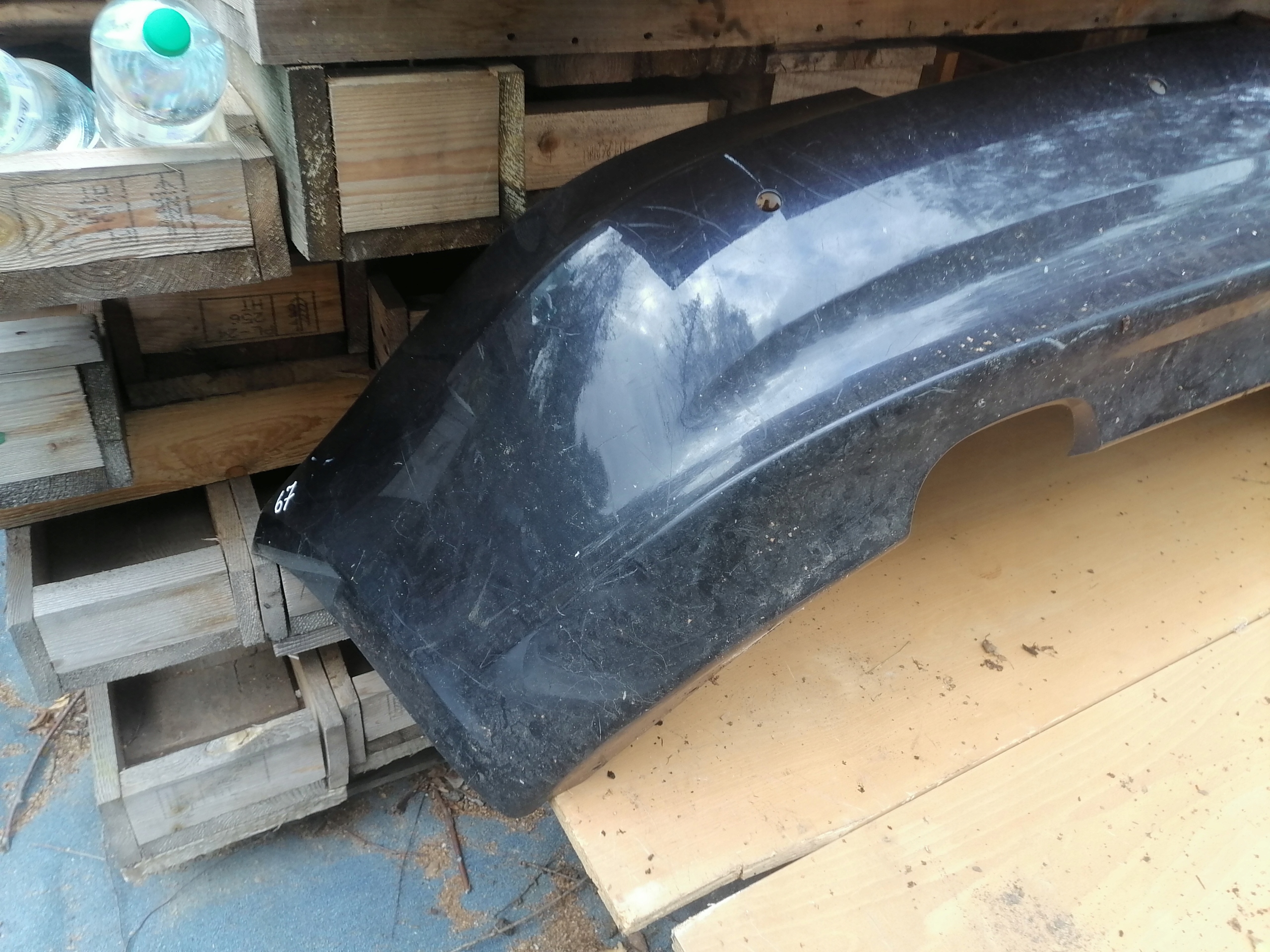bumper rear part BMW 1 E82 E88 CABRIO PDC 7166793