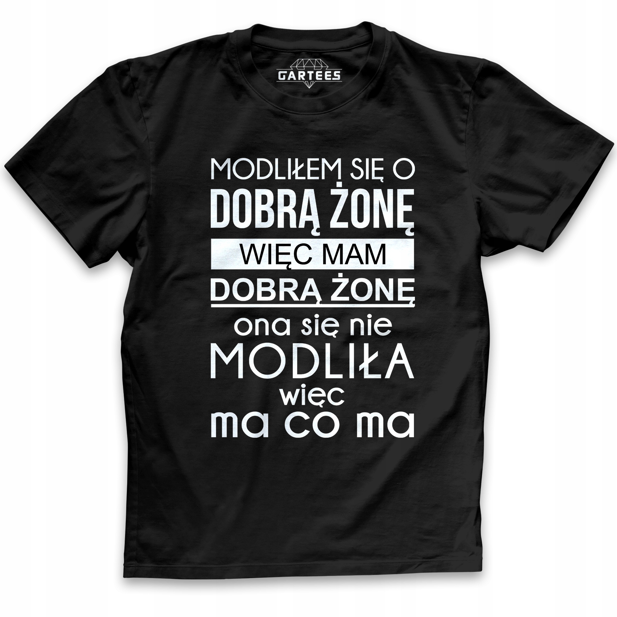 

Koszulka Męska Prezent Napis Mam Dobrą Żonę