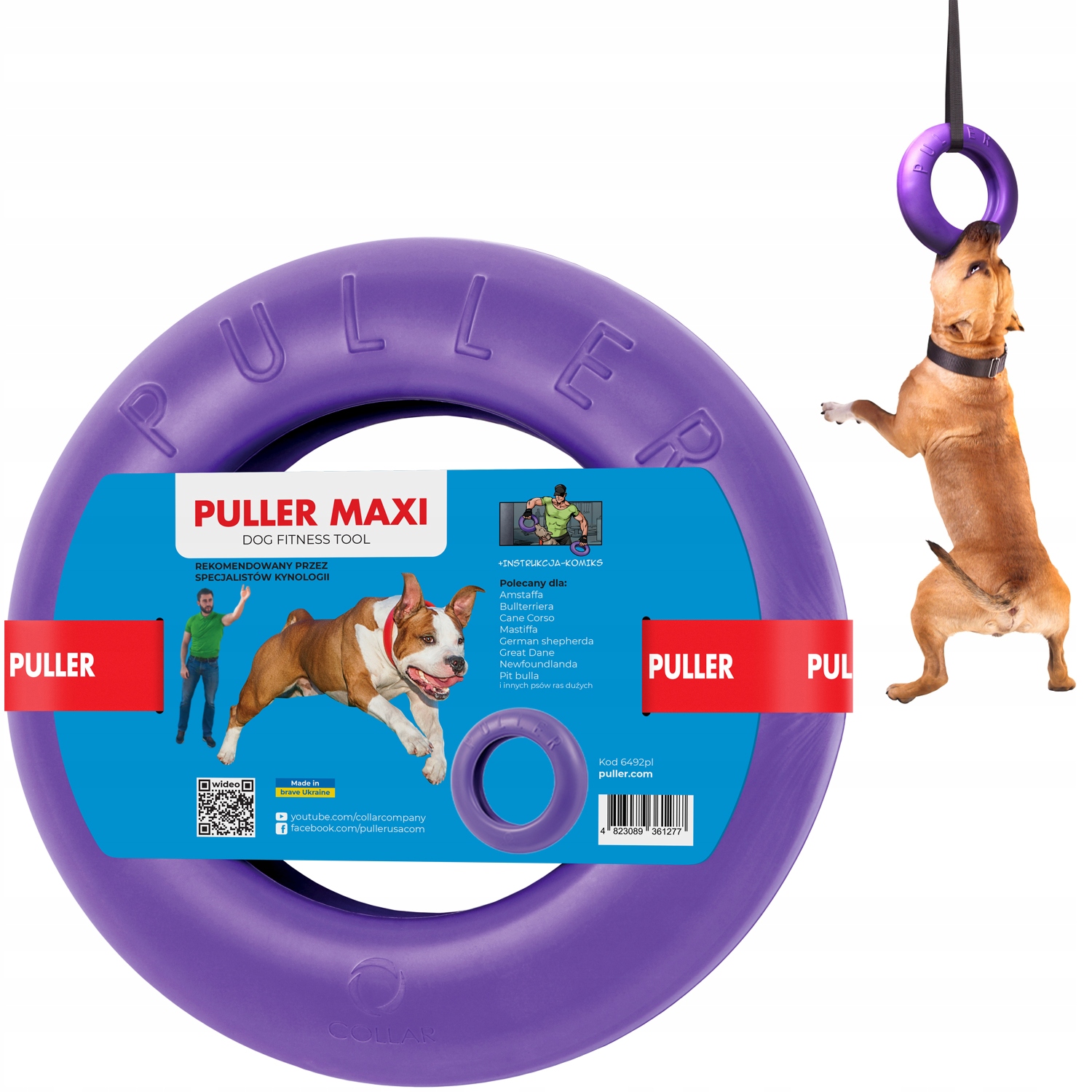 Levně Přetahovadlo pro psa Puller Maxi 30 cm ring pro velká a střední plemena psů