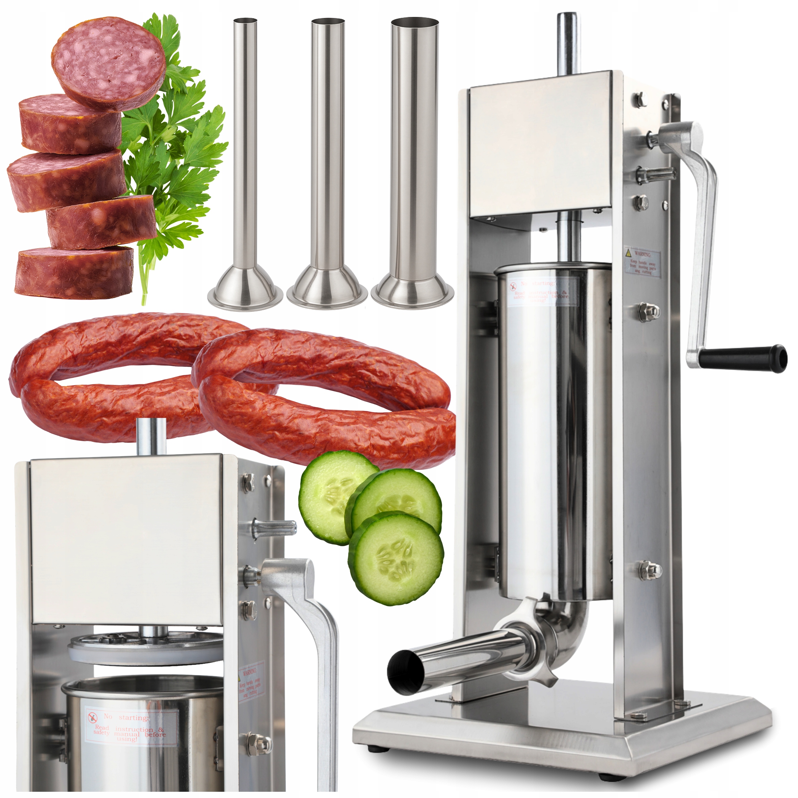 Plnička Na Klobásy 5 Kg Vertikální Mlýnek Na Maso