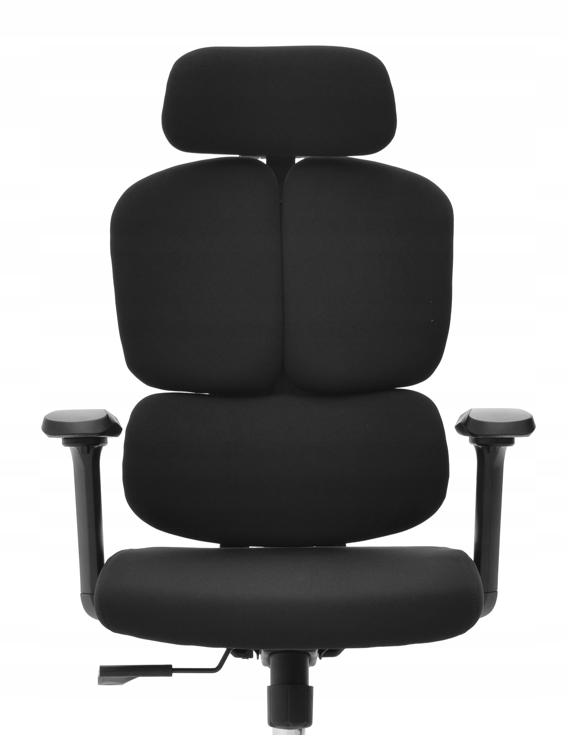 Fotel biurowy ergonomiczny obrotowy Hell's Chair HC-1053 Czarny Tkanina