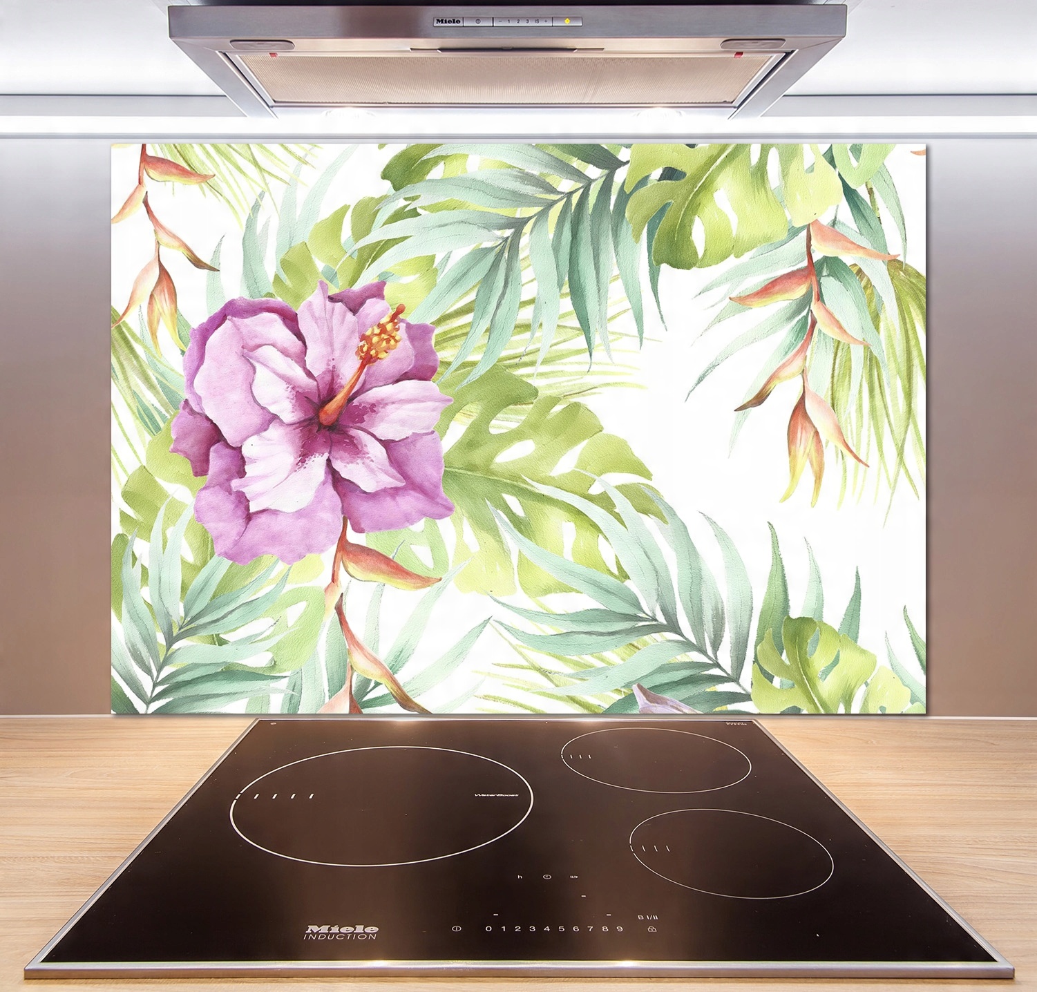 

Panel do kuchni Hawajskie kwiaty 100x70 cm + Klej