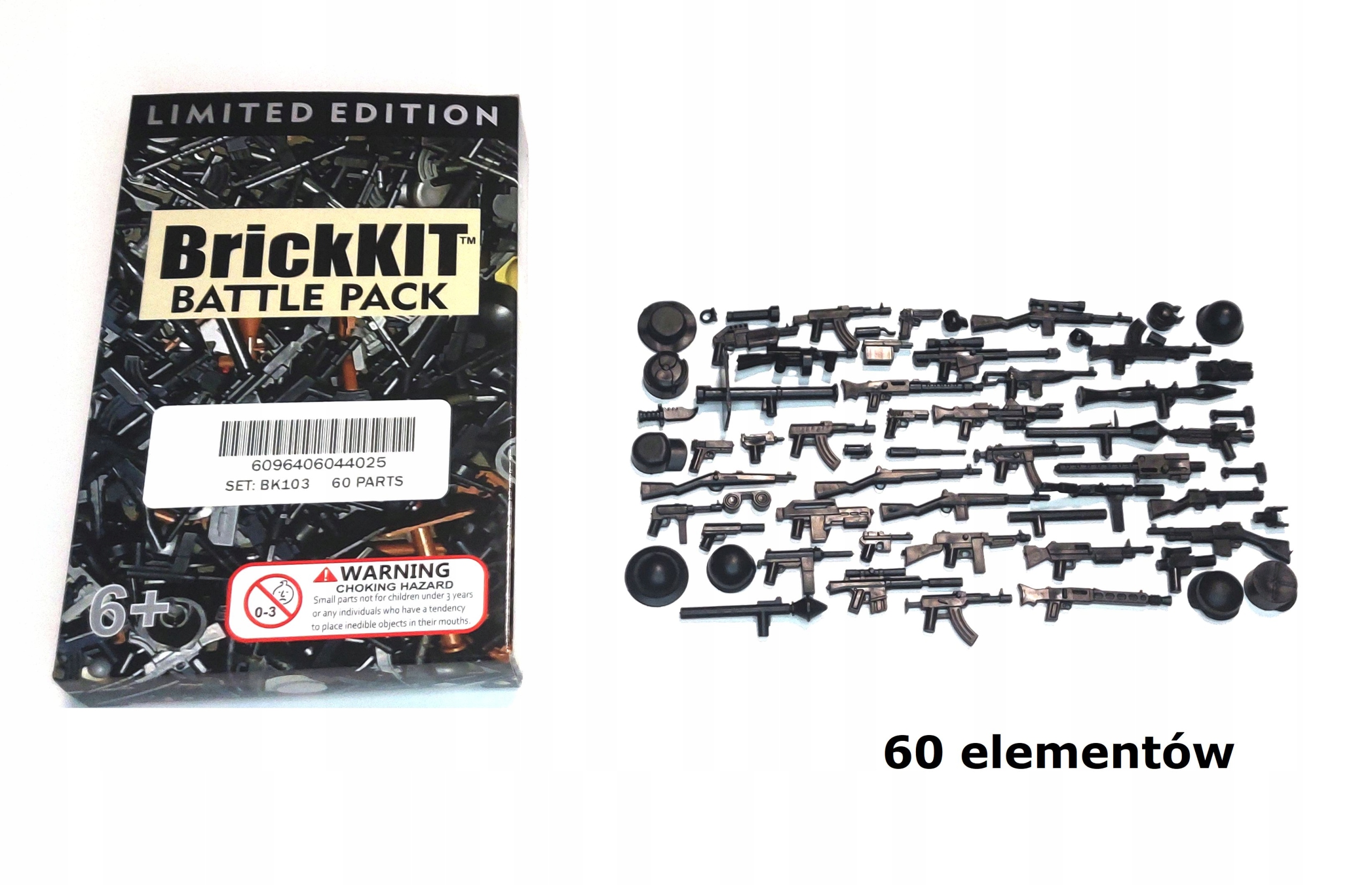 BrickKIT Karabiny dla mini figurek WWII Broń BK103