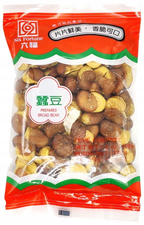 

Prażony Bób z Solą Smaczna Przekąska 170g Tajwan