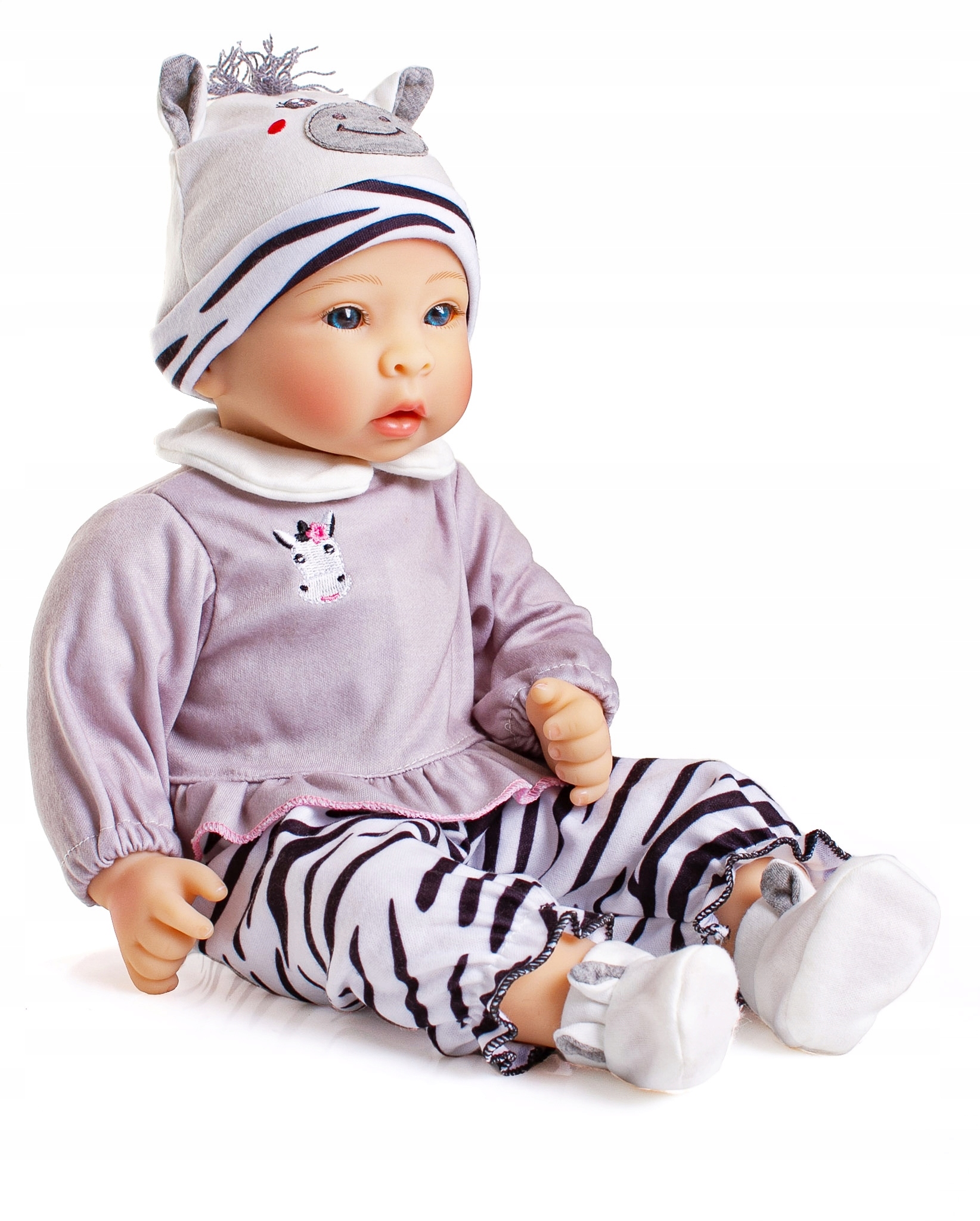 Lalka Niemowlak Pampersy Butelki Smoczek Zestaw Seria Doris laleczki interaktywne