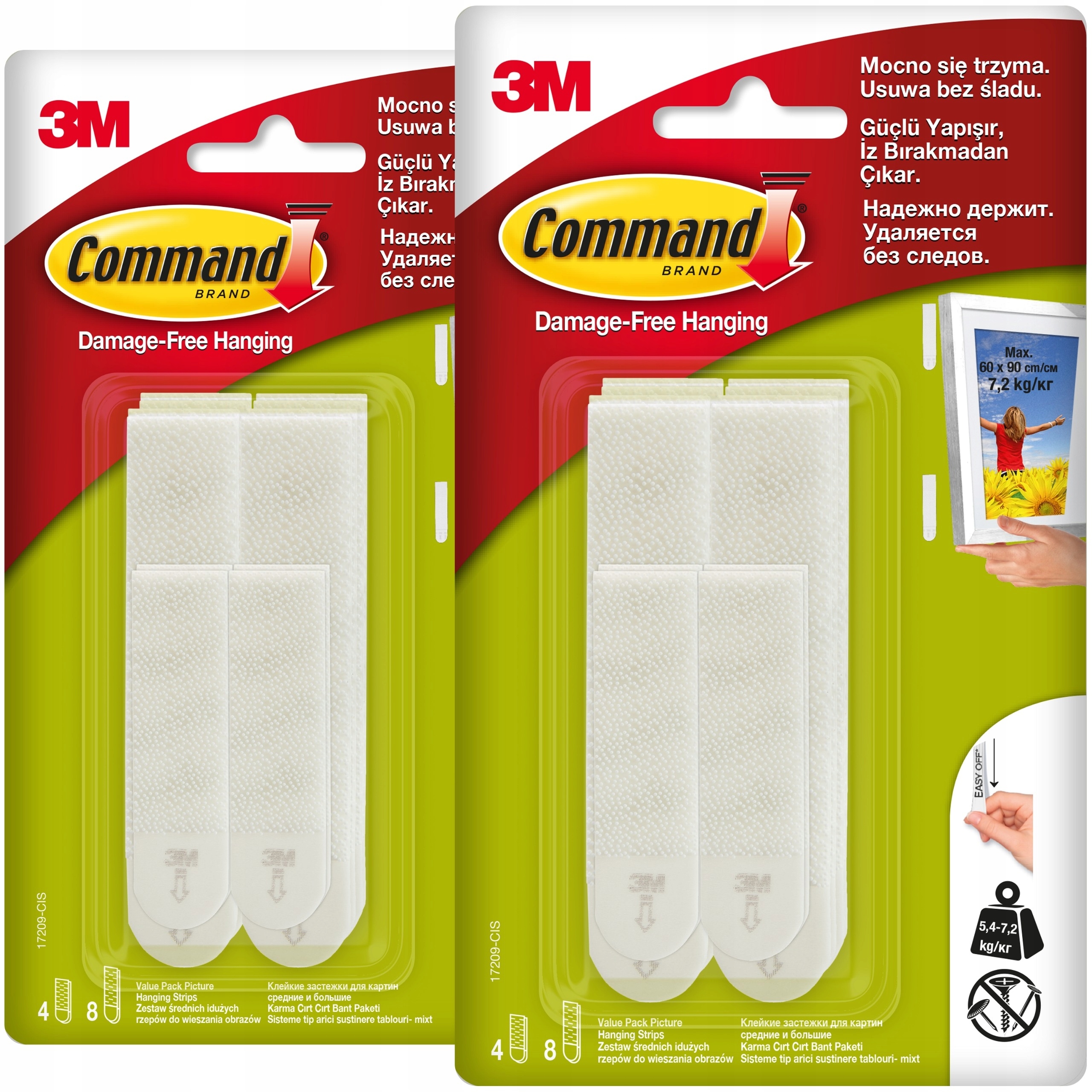 INCHEM COMMAND RZEPY 3M KPL. 8 DUŻYCH + 4 ŚREDNIE Marka Command