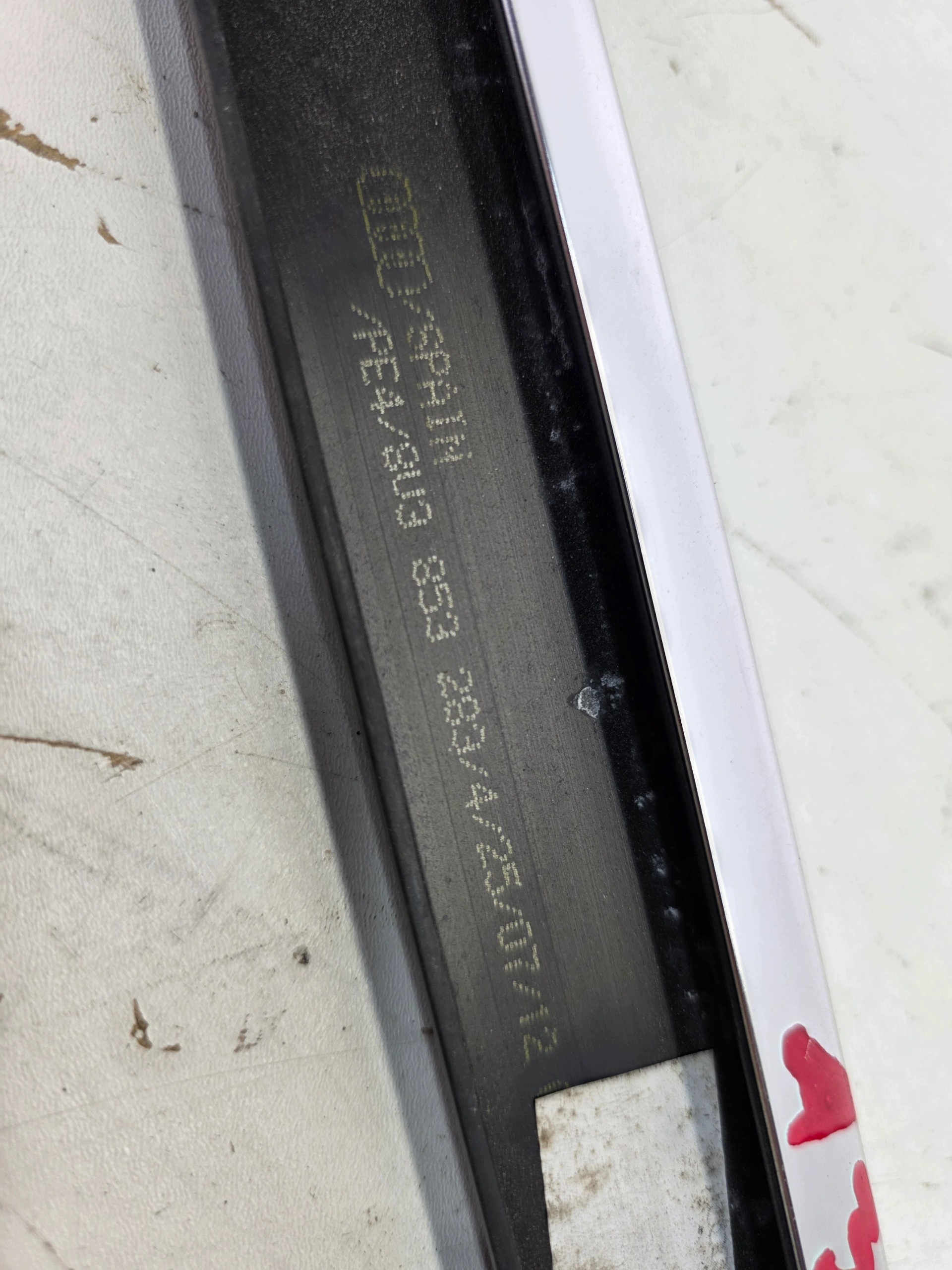 moulding dust windows CHROM left front AUDI A3 8V 8V3853283 3-door