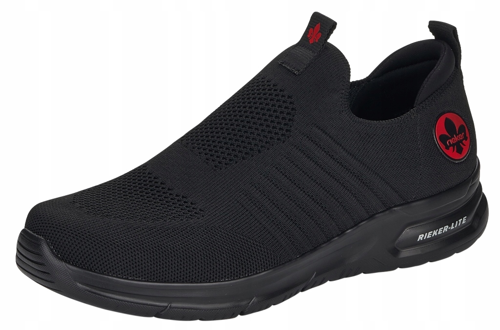 Rieker B7365-00 vel.43 černé polobotky sportovní tenisky Lite