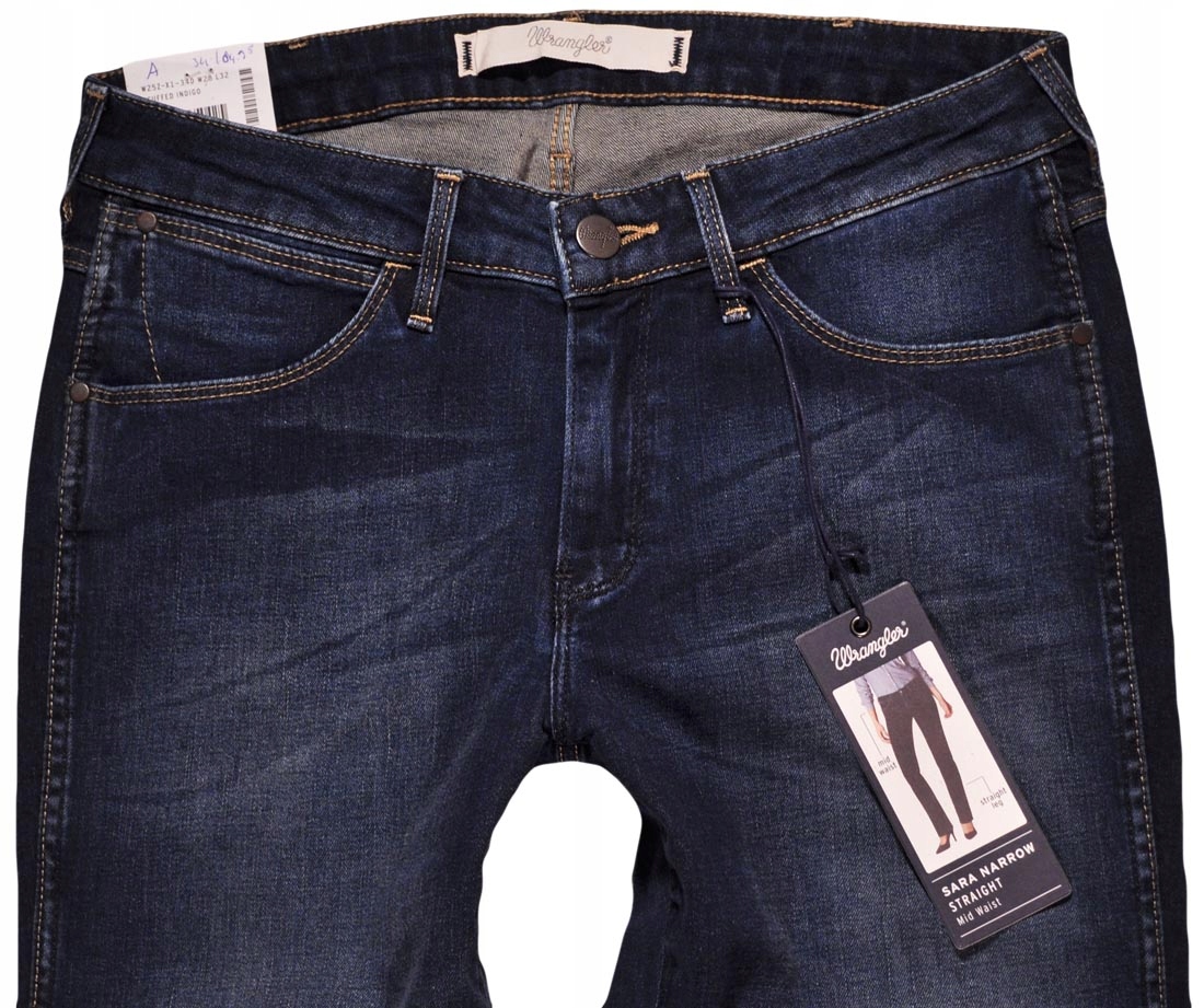 Wrangler kalhoty Jeans modré Sara Narrow W28 L32
