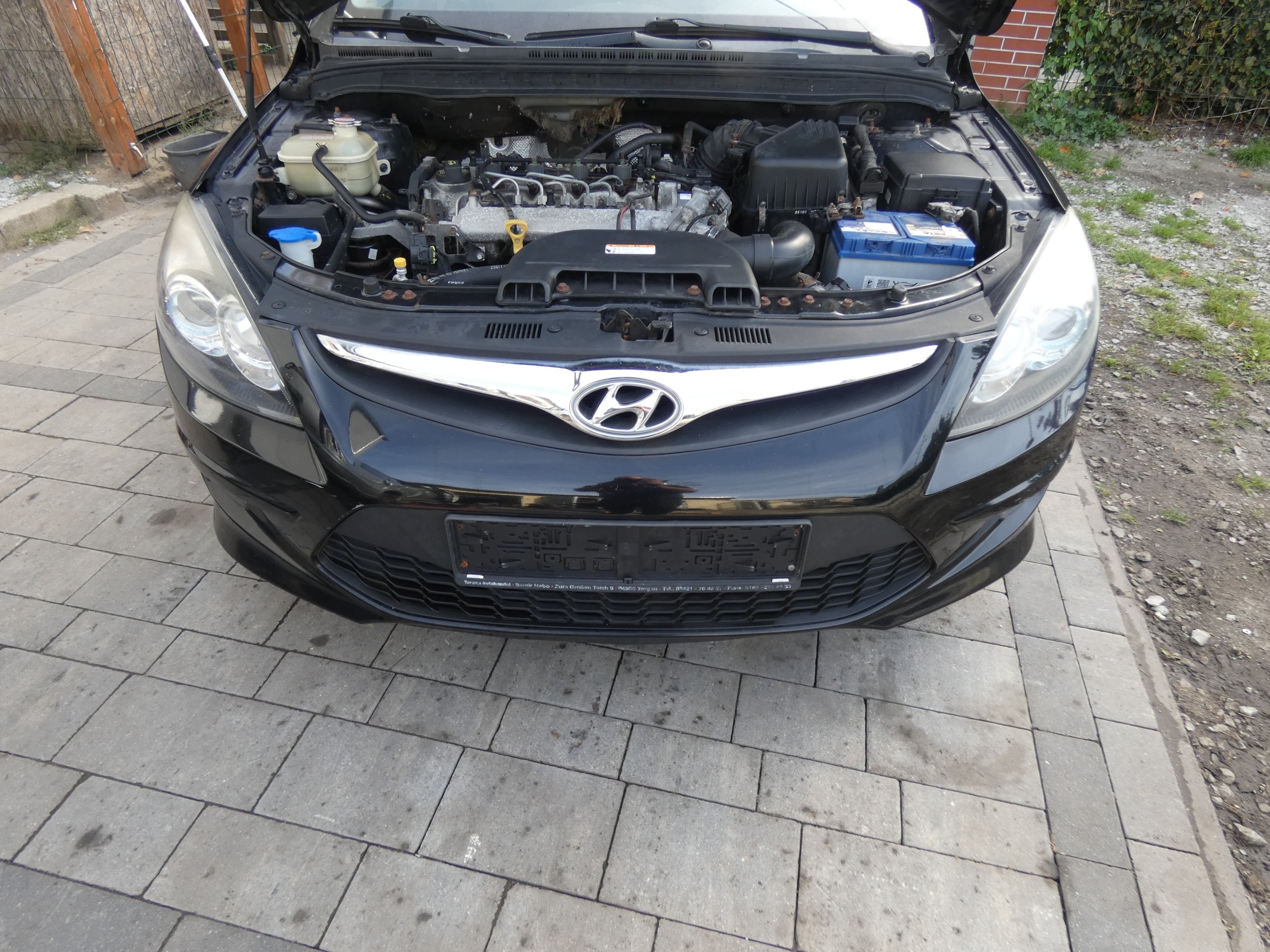 bumper front front HYUNDAI I30 and FD LIFT 10-12 colour PAE complete