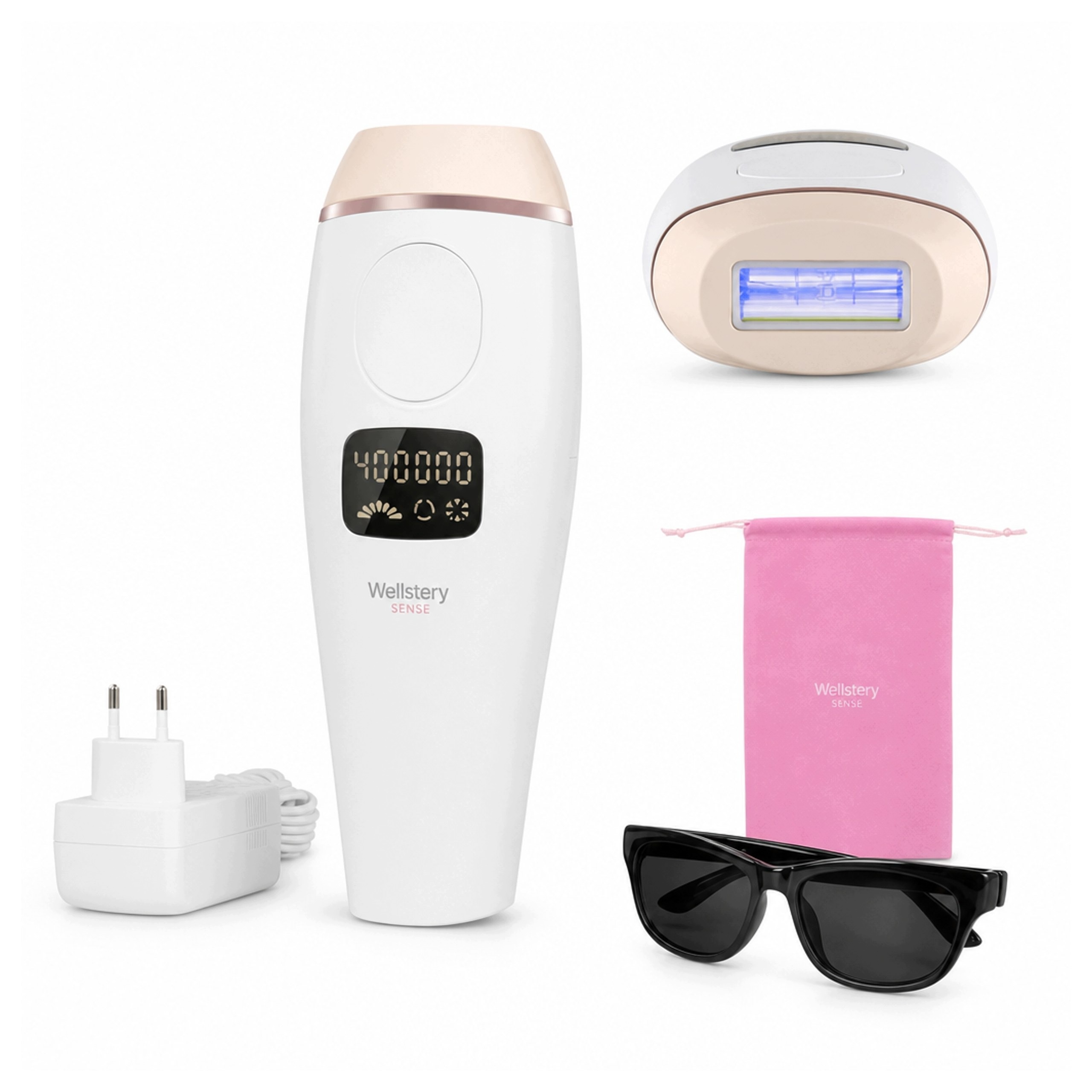 JoVibe Ipl epilátor Ipl S5 na obličej a tělo, LCD displej, 400 000
