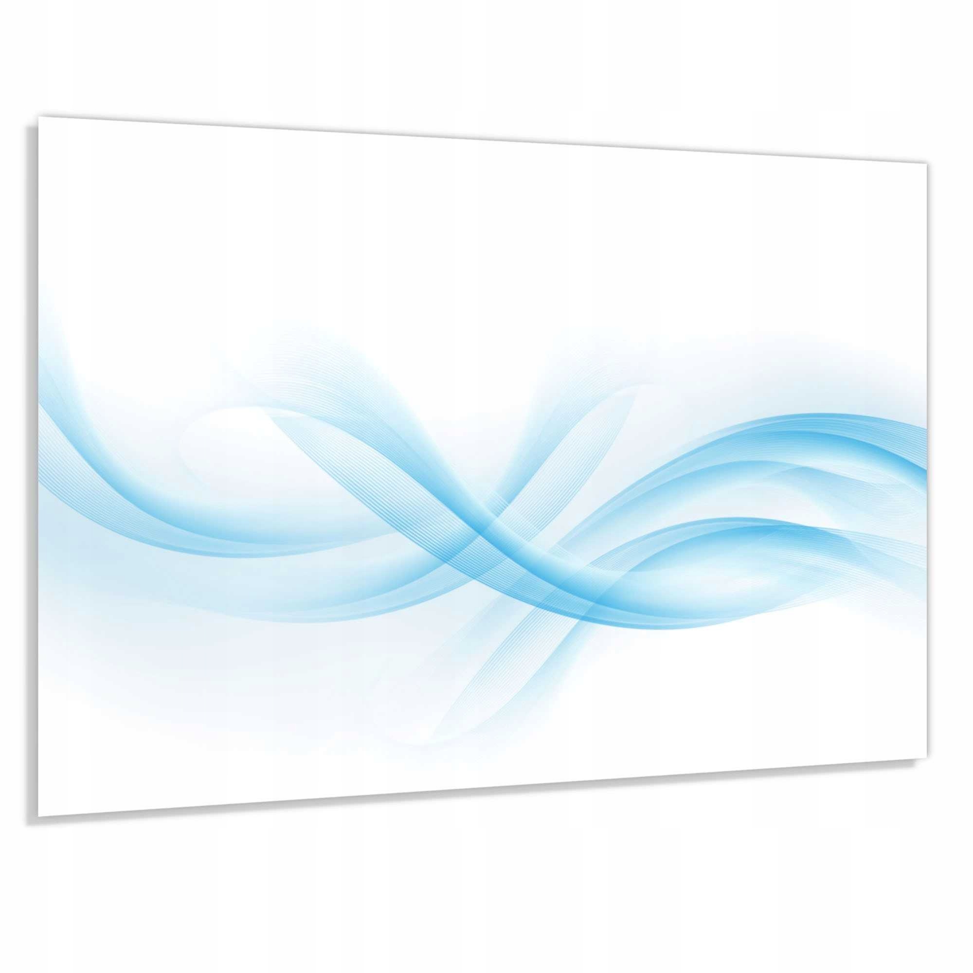 Panel szklany hartowany 80x60 Błękitna fala + KLEJ