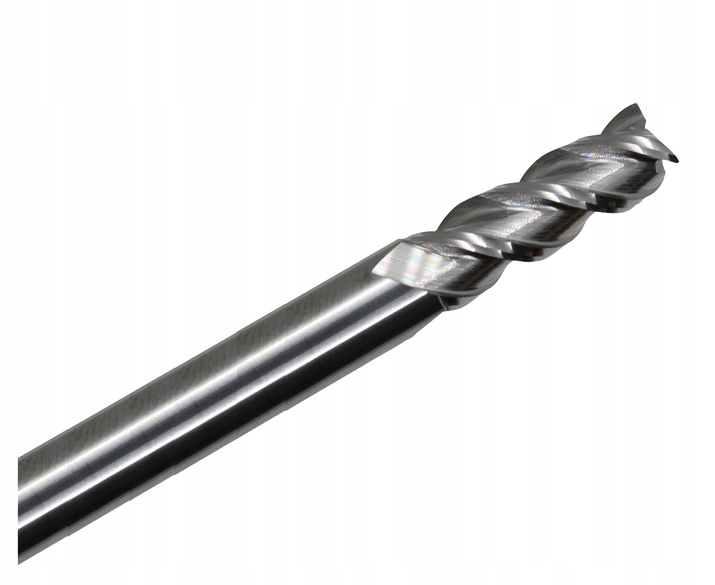 Frez Węglikowy Vhm 3 Pióra 10mm Długi L 100mm 50HRC Aluminium