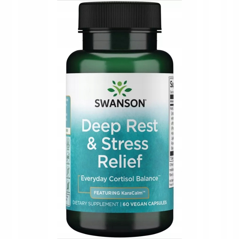Swanson Deep Rest and Stress Relief 60 kaps.