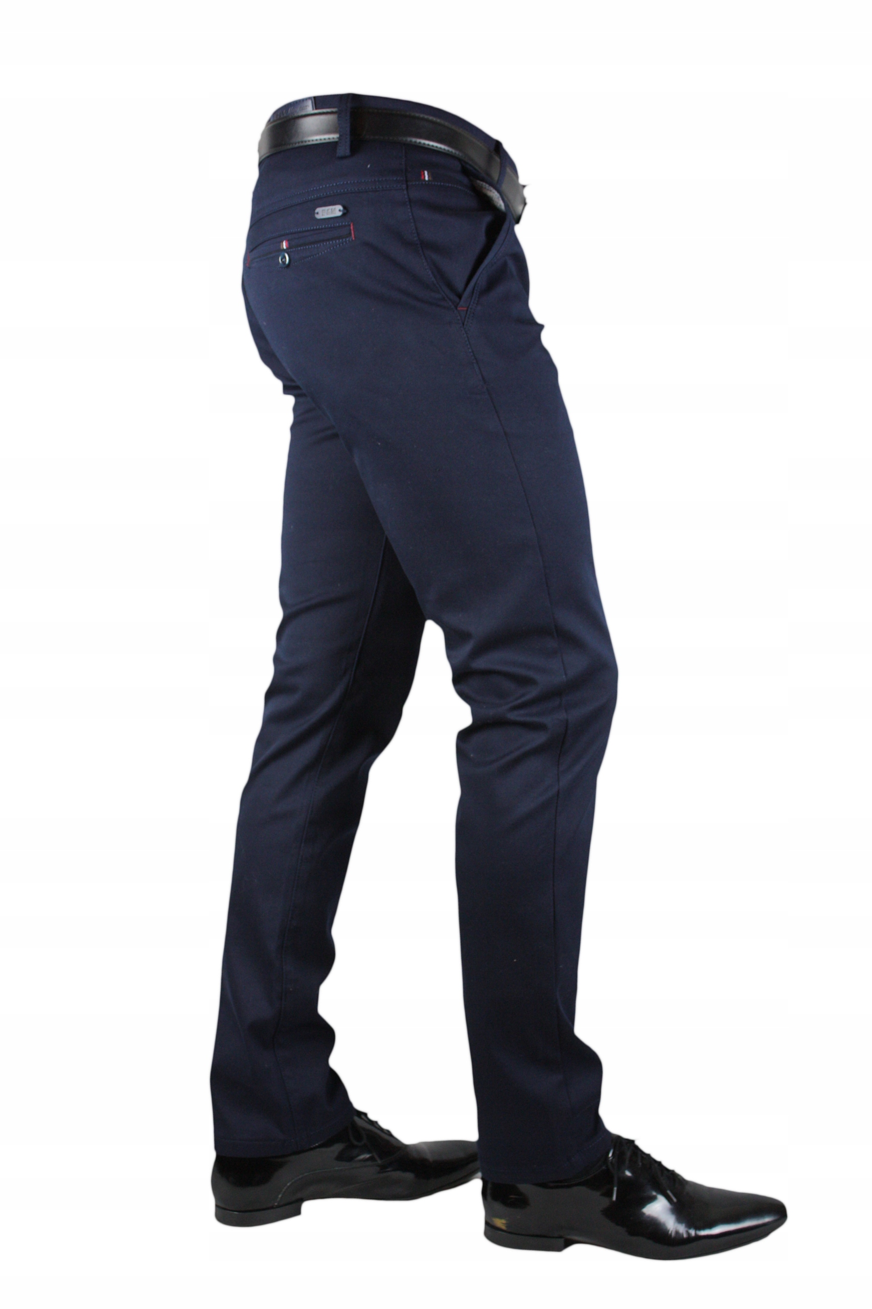 SPODNIE MĘSKIE WIZYTOWE CHINOS W35 L30 PAS 90-92 Model BM323