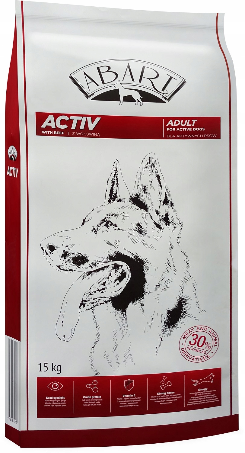 Levně Abart Dog Beef 15kg Activ 30% masa