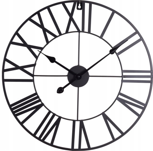 

Zegar Metal Czarny Loft 57 CM