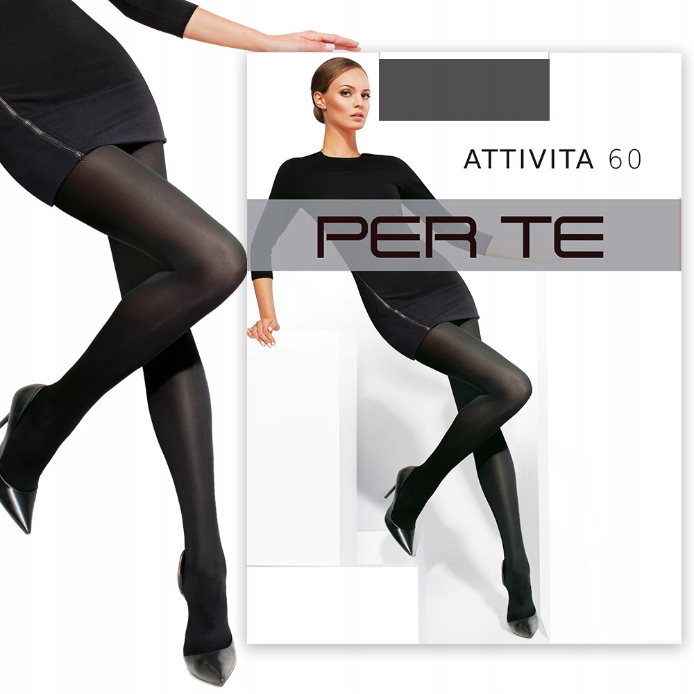 

Rajstopy Grube Mikrofibra Attivita 60Den 4-XL Graf