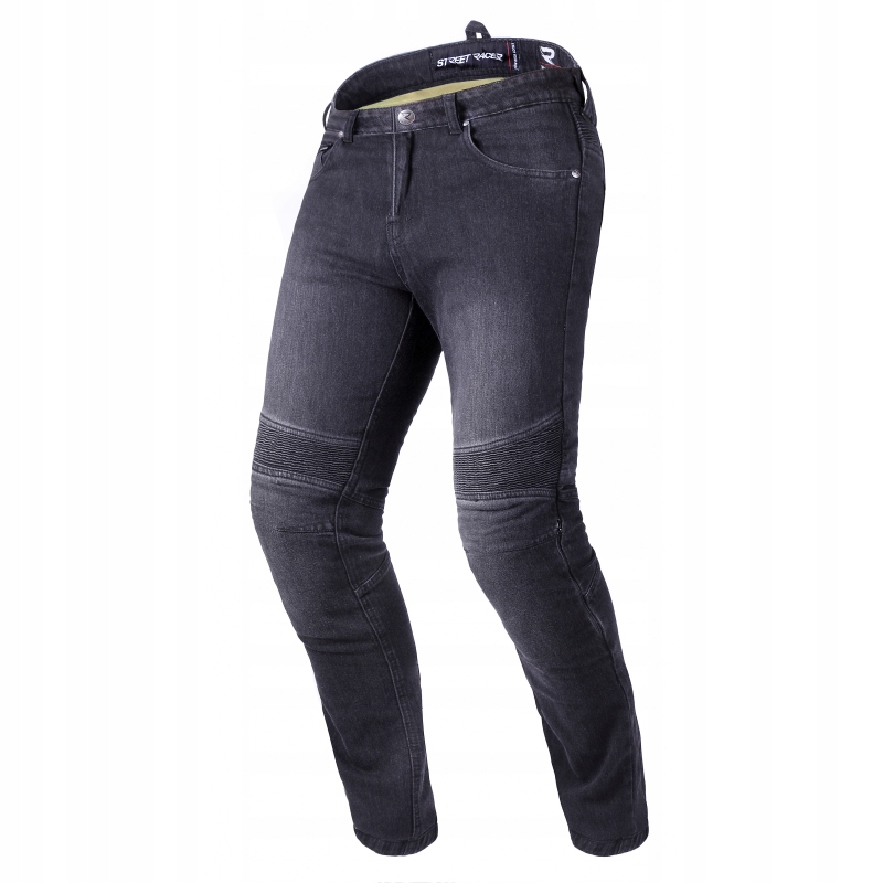 Jeansy motocyklowe Street Racer Spike II CE czarne Rozmiar: W42/L32