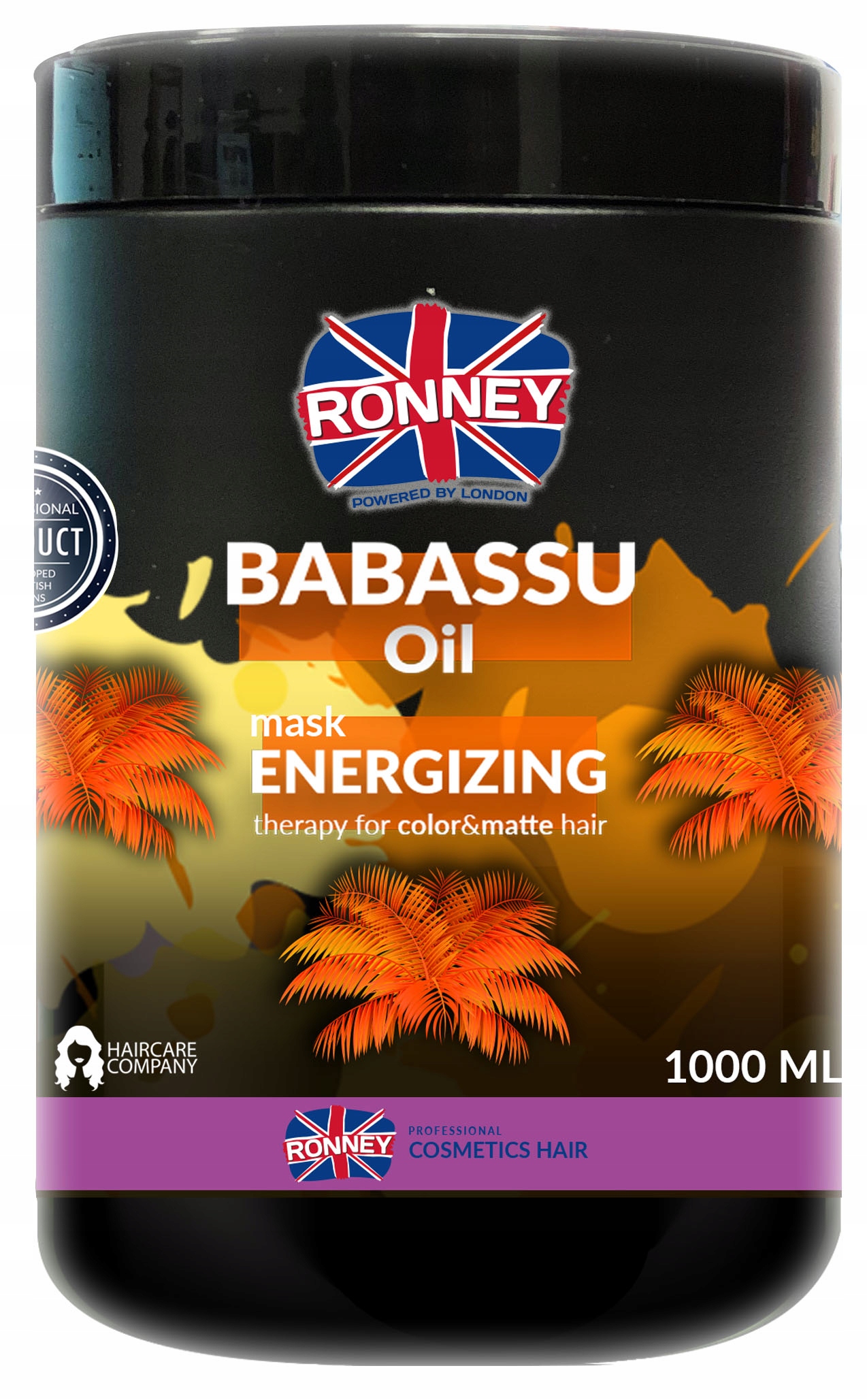 Ronney Babassu Oil maska do włosów farbowanych 1L