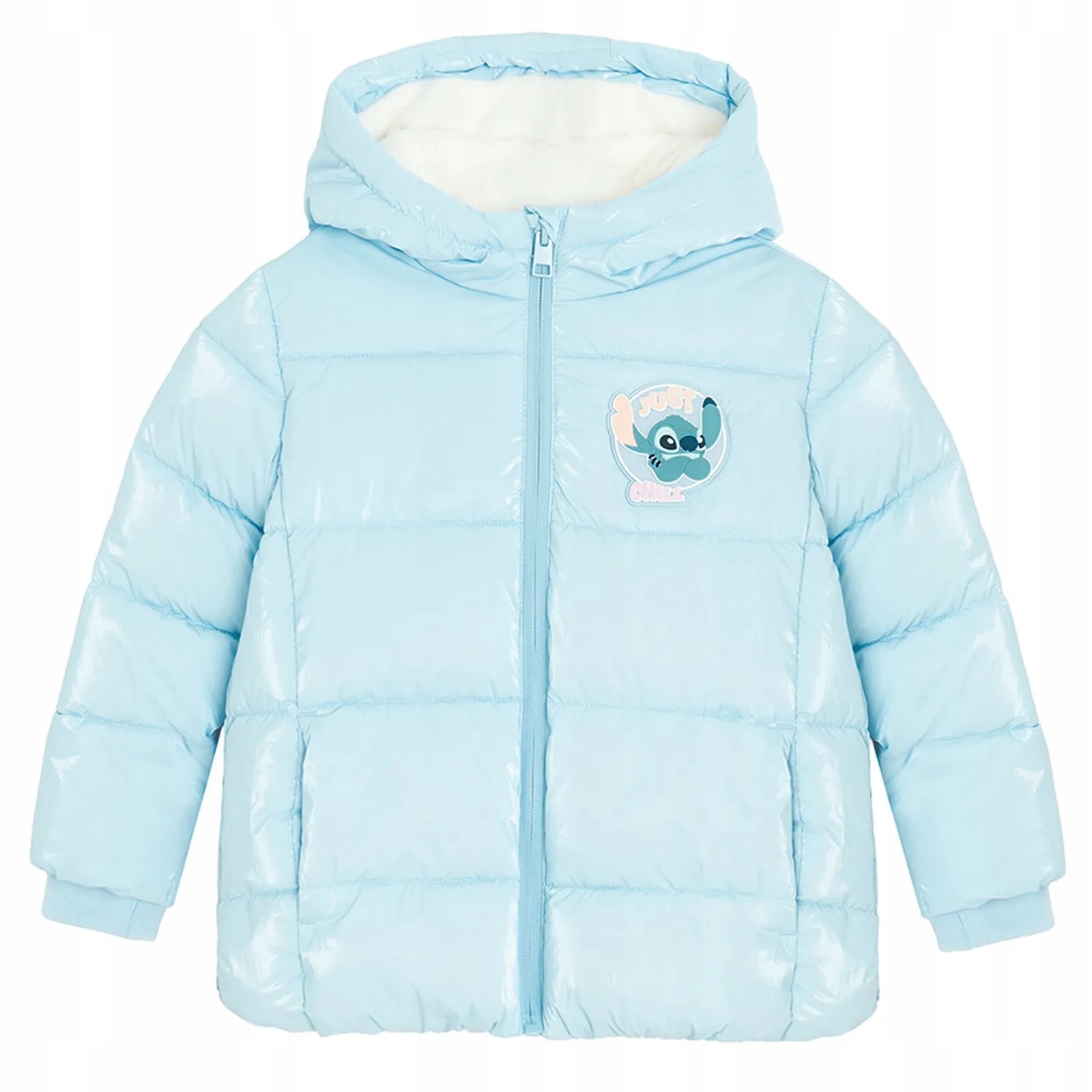 Cool Club Zimowa Niebieska Kurtka Ocieplana Lilo I Stitch 122 Nowa