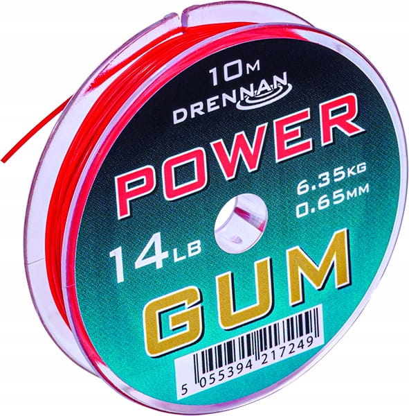 DRENNAN Power Gum RED 0,65mm 10m - LCPG141 - 13597247901 