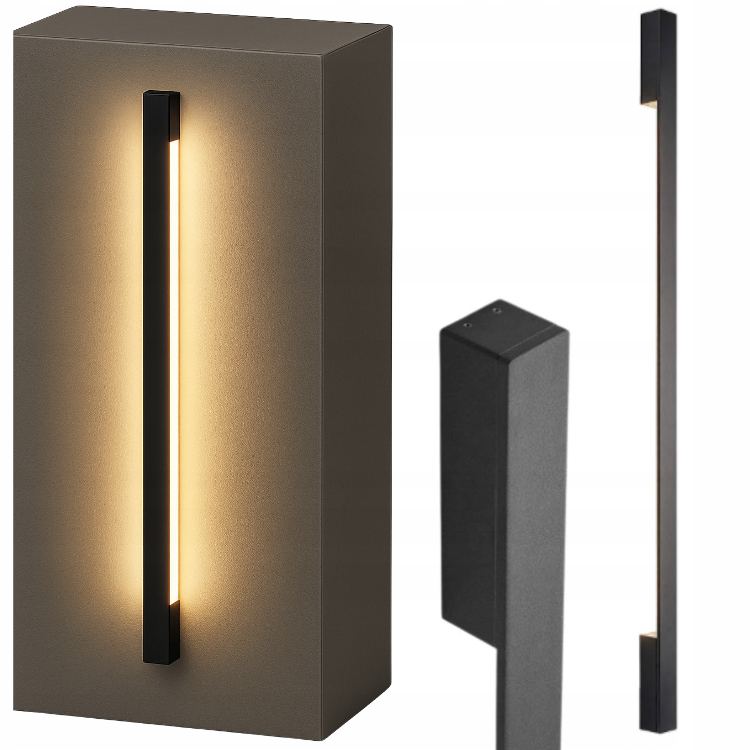 Lampa ścienna kinkiet led wewnętrzny zewnetrzny nowoczesny 100cm b.ciepła