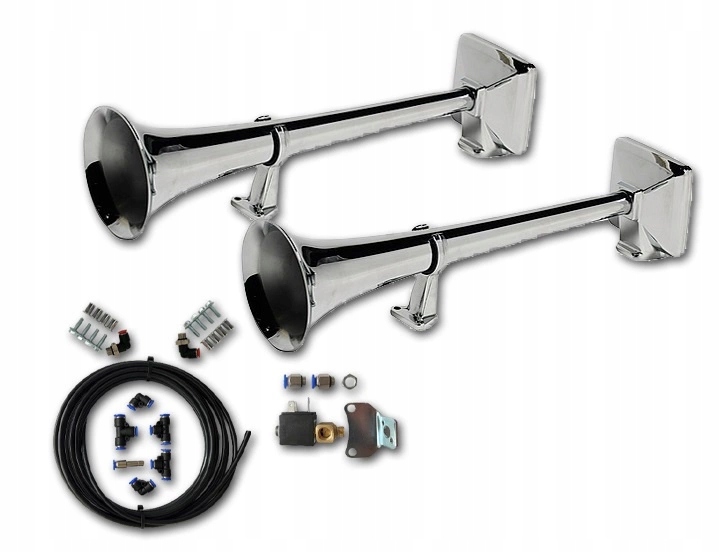 ZESTAW SYGNAŁÓW PNEUMATYCZNYCH HADLEY Z ZESTAWEM MONTAŻOWYM I ELEKTROZAW. Marka inny