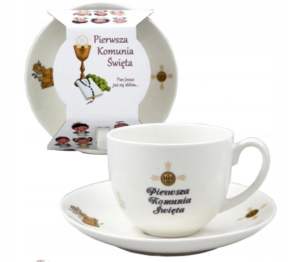 

filiżanka na Komunię Św pamiątka Komunijna